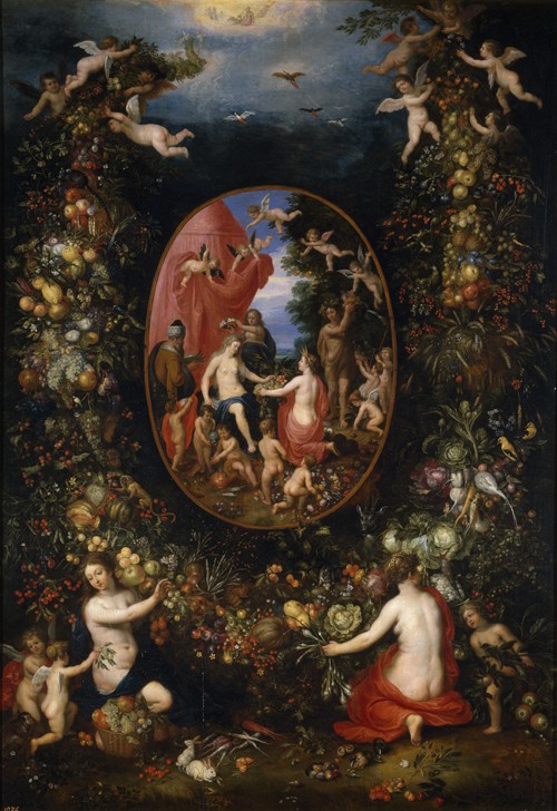 Cybele and Seasons à Hendrik van l'Ancien Balen