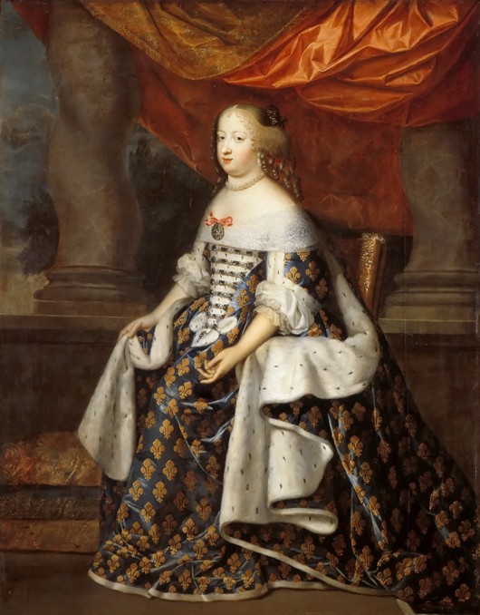 Portrait of Maria Theresa of Spain (1638-1683) as Queen of France à Henri Beaubrun