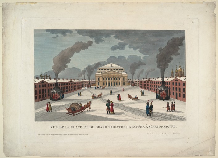 The Saint Petersburg Imperial Bolshoi Kamenny Theatre à Henri Courvoisier-Voisin