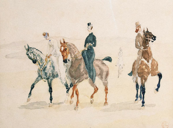 Riders à Henri de Toulouse-Lautrec