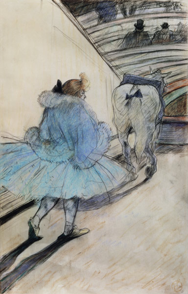 At the Circus, Entering the Ring stel on à Henri de Toulouse-Lautrec