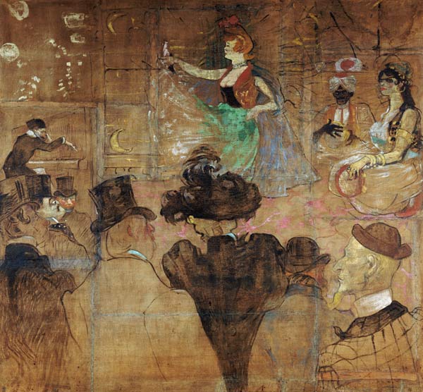 La Goulue Dancing à Henri de Toulouse-Lautrec