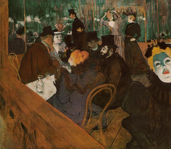 Im Moulin Rouge à Henri de Toulouse-Lautrec