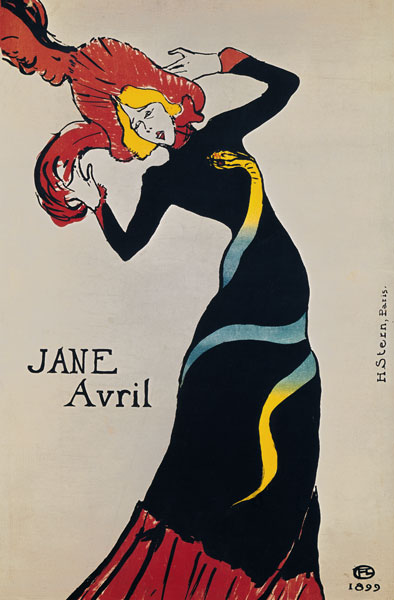 Jane Avril (1868-1943) 1899 à Henri de Toulouse-Lautrec