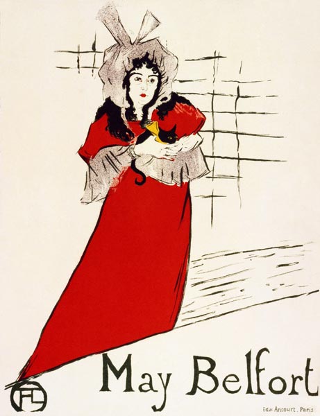 May Belfort à Henri de Toulouse-Lautrec