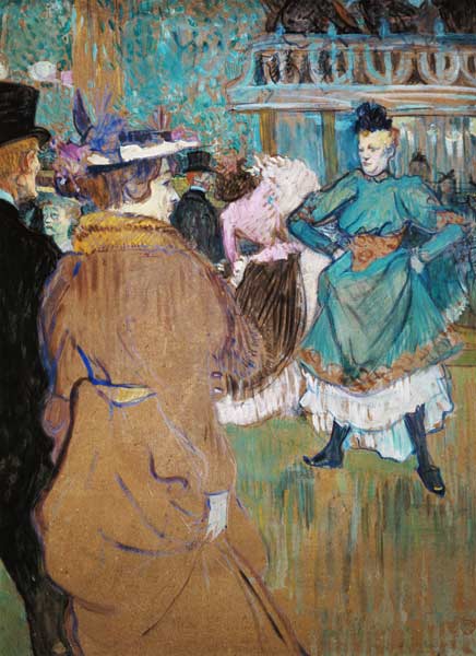 Quadrille dans le Moulin Rouge à Henri de Toulouse-Lautrec
