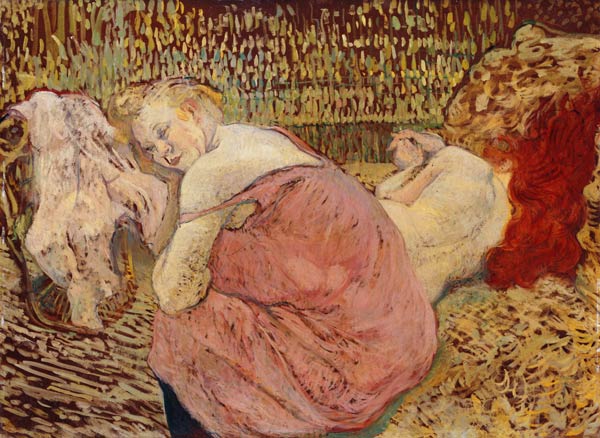 Deux amies à Henri de Toulouse-Lautrec