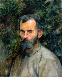 portrait d'un homme barbu. à Henri de Toulouse-Lautrec