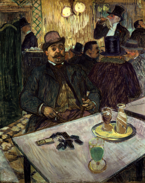 Boileau at the caf?Š à Henri de Toulouse-Lautrec