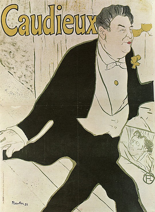 Caudieux (Poster) à Henri de Toulouse-Lautrec