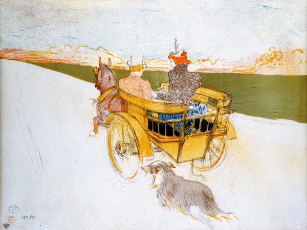 A Ride in the Country, or the English Trap  and à Henri de Toulouse-Lautrec