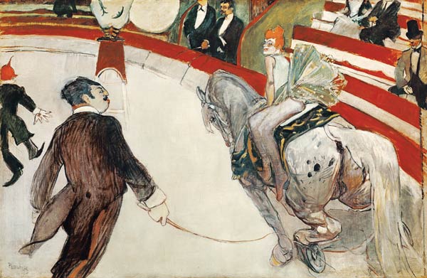 La cavalière dans le cirque Fernando. à Henri de Toulouse-Lautrec