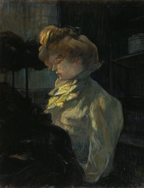 La Modiste à Henri de Toulouse-Lautrec