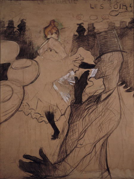 Goulue and Valentin à Henri de Toulouse-Lautrec