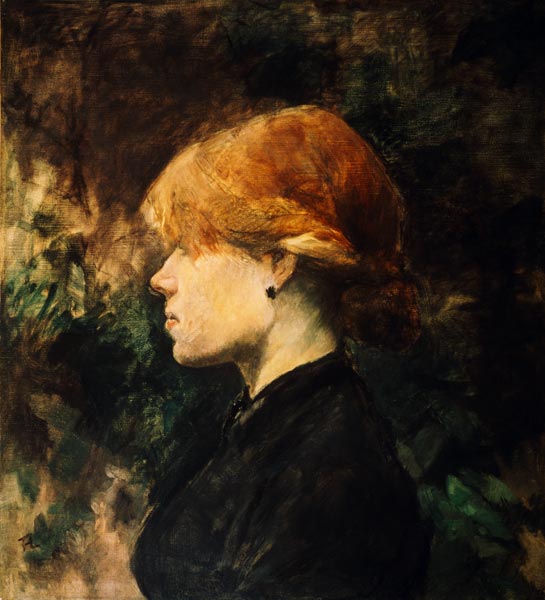 Red-haired woman à Henri de Toulouse-Lautrec