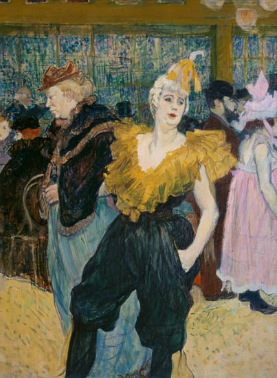 La cheminée de clown Cha-U-Ka-O au Moulin Rouge à Henri de Toulouse-Lautrec