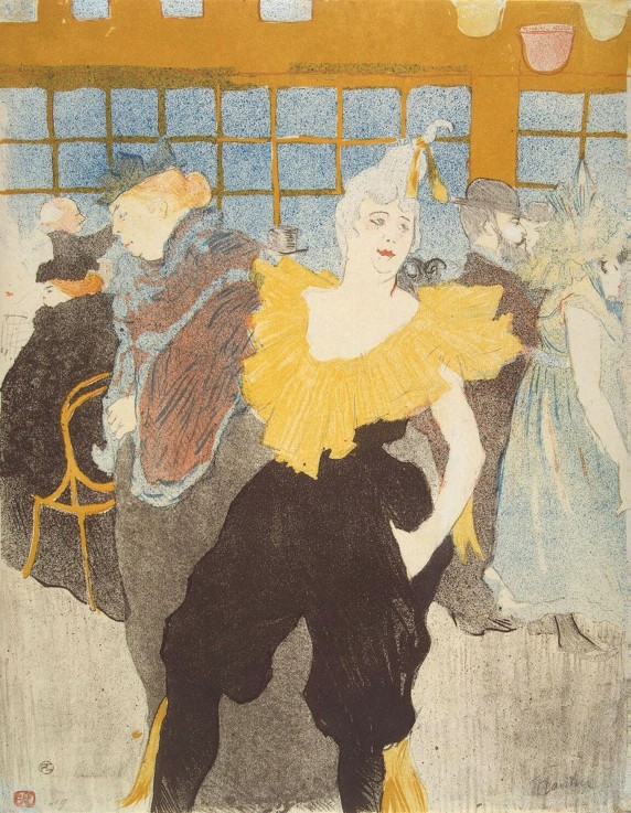 La Clownesse in the Moulin Rouge à Henri de Toulouse-Lautrec