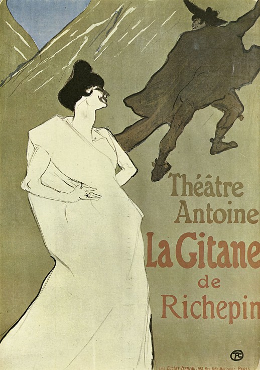 La Gitane (Poster) à Henri de Toulouse-Lautrec