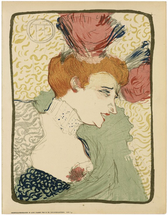 Mademoiselle Marcelle Lender, en buste à Henri de Toulouse-Lautrec