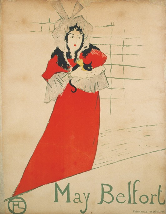 May Belfort (Poster) à Henri de Toulouse-Lautrec