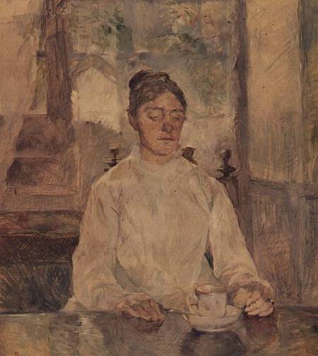 Portrait of the Artist's Mother at Breakfast, Malrome à Henri de Toulouse-Lautrec