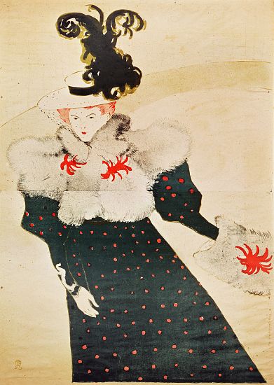 Poster advertising 'La Revue Blanche' à Henri de Toulouse-Lautrec