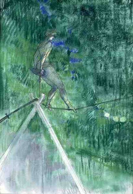 The Rope Dancer à Henri de Toulouse-Lautrec