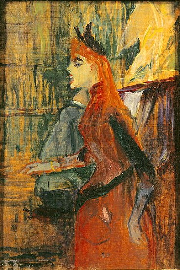 The Singing Lesson à Henri de Toulouse-Lautrec