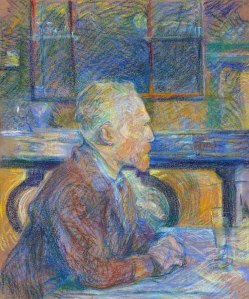 Portrait of Vincent van Gogh à Henri de Toulouse-Lautrec