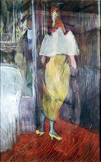 Woman Entering a Box at the Theatre à Henri de Toulouse-Lautrec