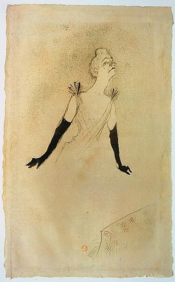 Yvette Guilbert à Henri de Toulouse-Lautrec