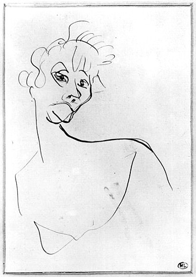 Yvette Guilbert (1867-1944) 1894 à Henri de Toulouse-Lautrec