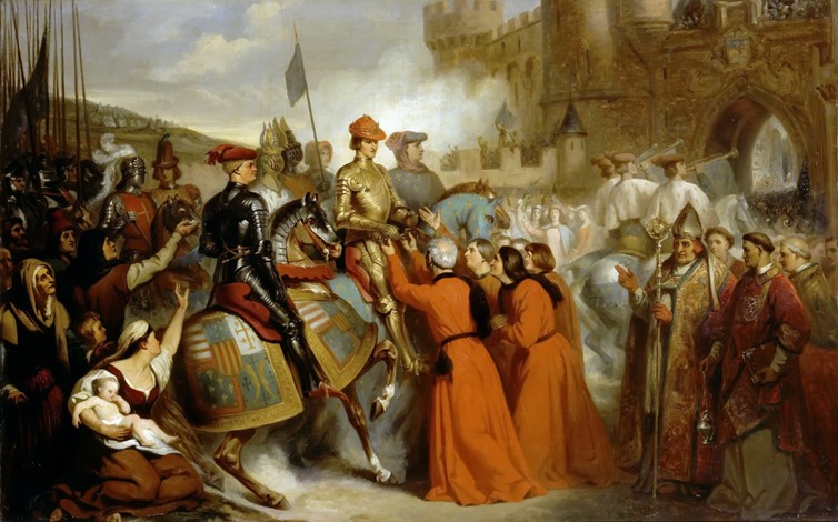 Entry of Charles VII into Rouen, 10 November 1449 à Henri Decaisne