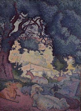 Landscape with Goats