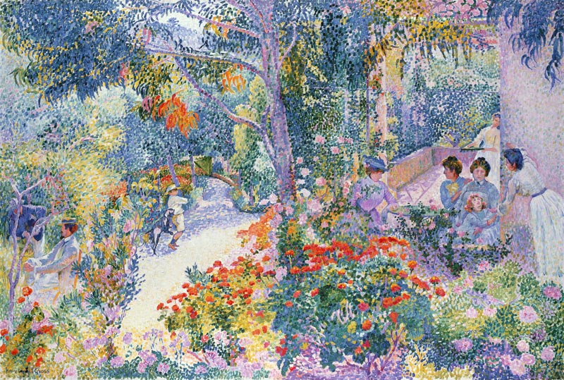 Afternoon in the Garden à Henri Edmond Cross