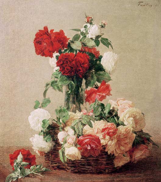 Roses à Henri Fantin-Latour