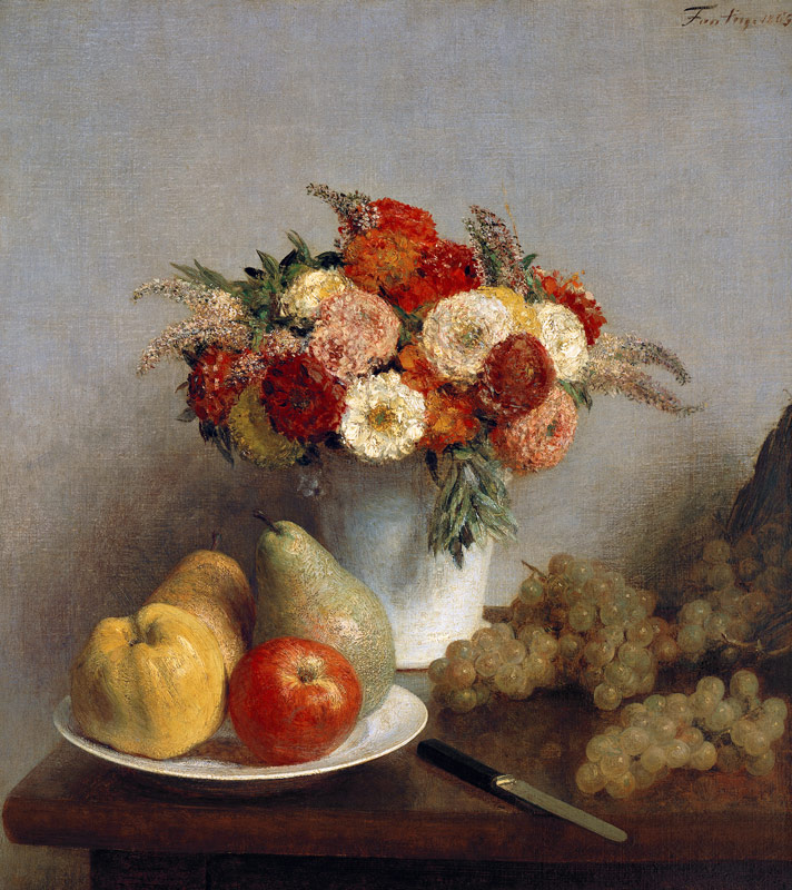 Fleurs et Fruits à Henri Fantin-Latour