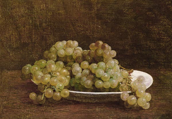 Still Life of Grapes à Henri Fantin-Latour