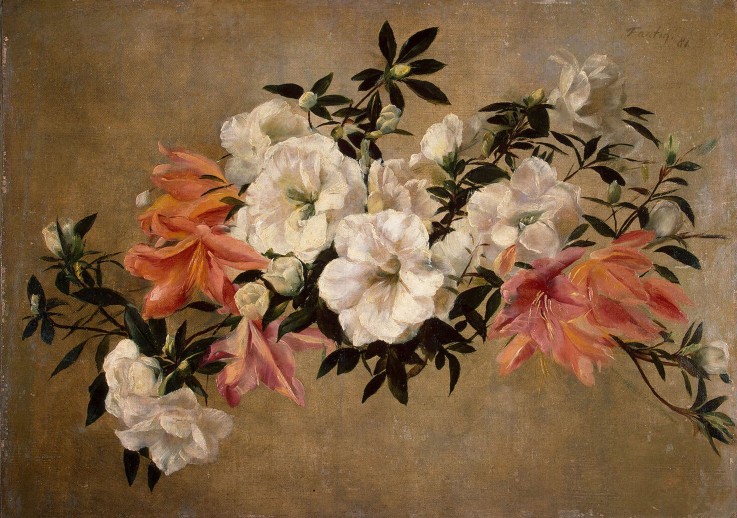 Petunias à Henri Fantin-Latour