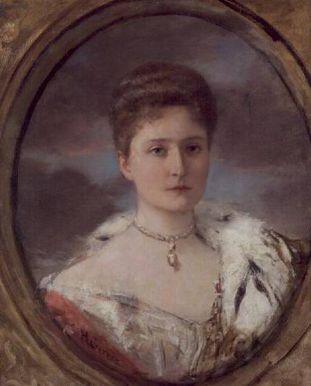Portrait of Tsarina Alexandra (1872-1918) à Henri Gervex