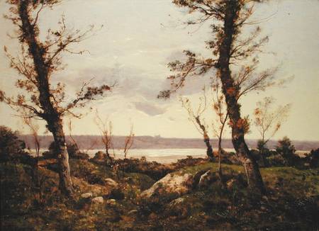 The Estuary à Henri Harpignies
