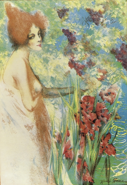 Fleur de May (colour litho)  à Henri Heran