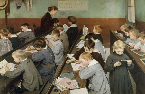 The Children's Class à Henri Jules Jean Geoffroy