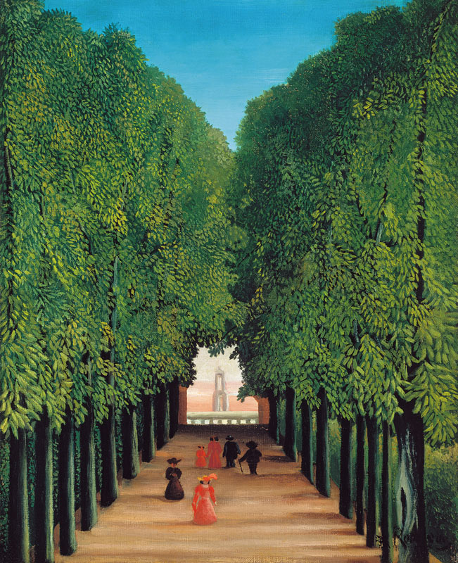 The Avenue in Saint-Cloud Park à Henri Julien-Félix Rousseau