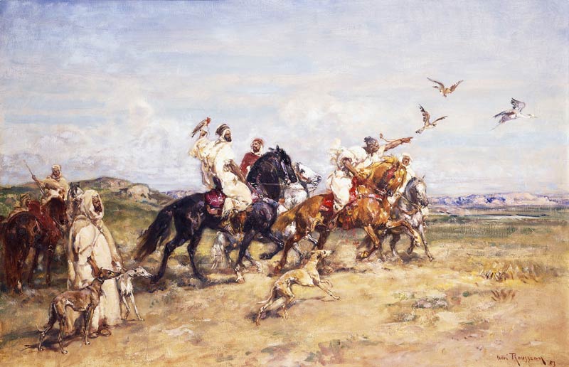 Die Falkenjagd à Henri Julien-Félix Rousseau