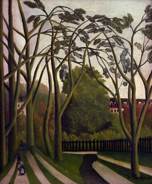 H.Rousseau, Spring landscape Bièvre à Henri Julien-Félix Rousseau