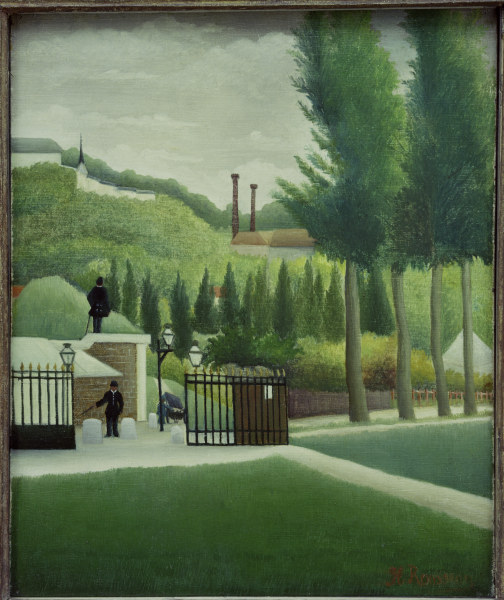 H.Rousseau, The Toll Gate à Henri Julien-Félix Rousseau