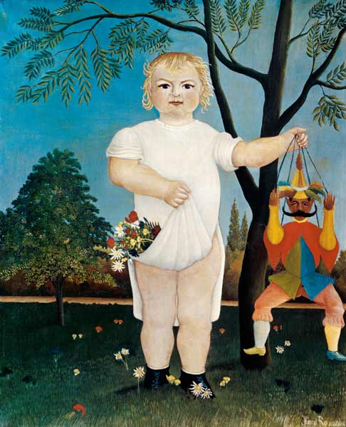 Enfant avec un pantin à Henri Julien-Félix Rousseau