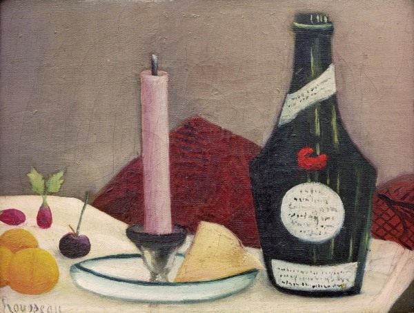 Rousseau / The pink candle / 1909/10 à Henri Julien-Félix Rousseau