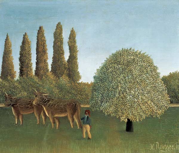 In the Fields à Henri Julien-Félix Rousseau